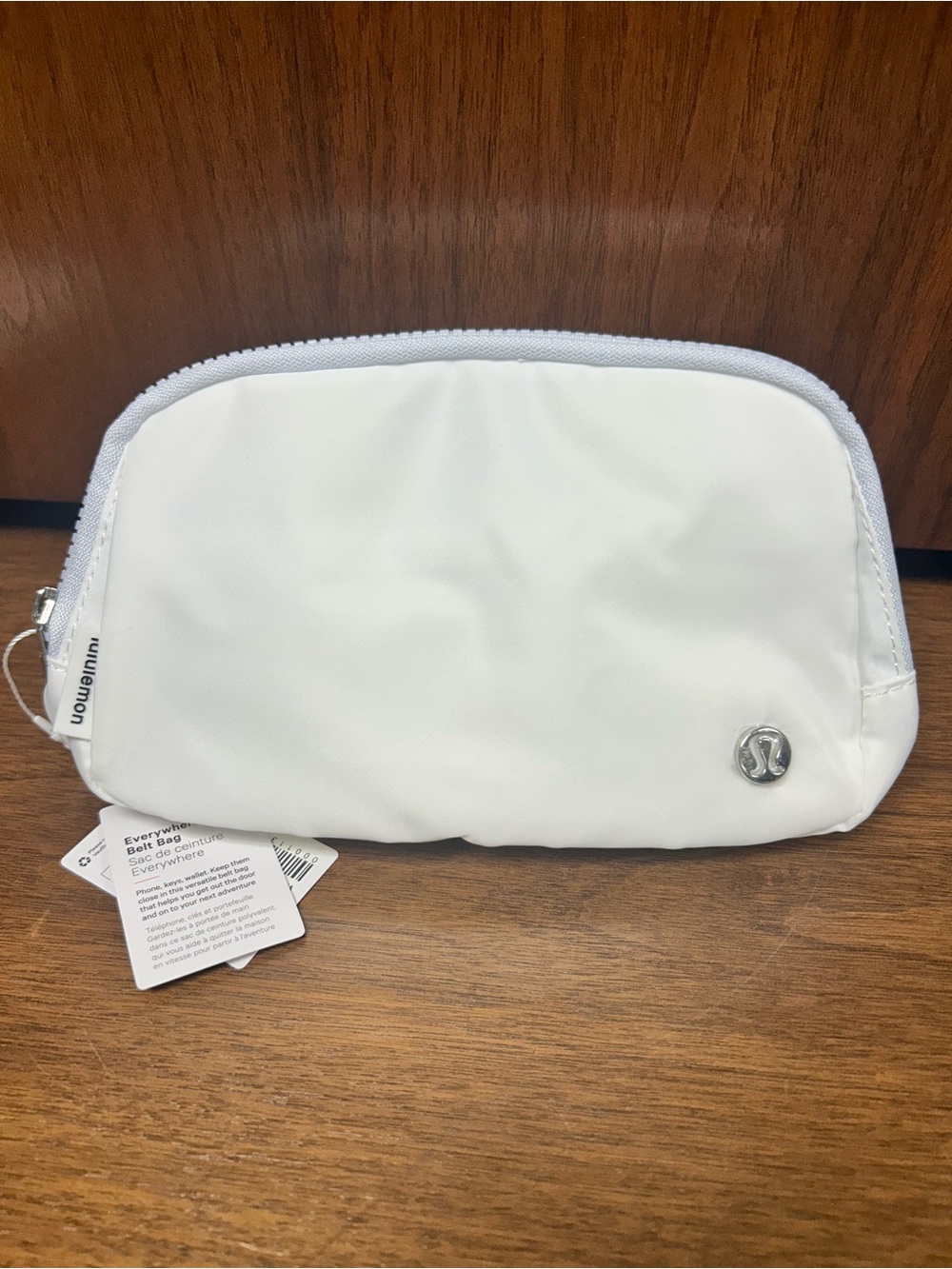 Lululemon Belt Bag, White, NWT